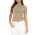 Slim Fit Short Sleeve T-Shirt for Women Casual Basic Crop Top Summer Fashion with O-Neck and Soft Blended Fabric